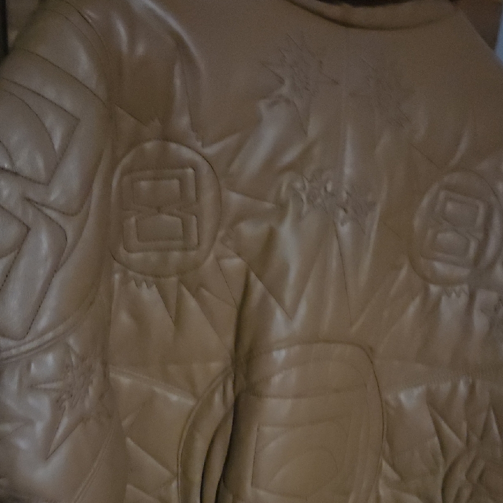 Pelle Moda Tan Bomber Jacket - Picture 5 of 5